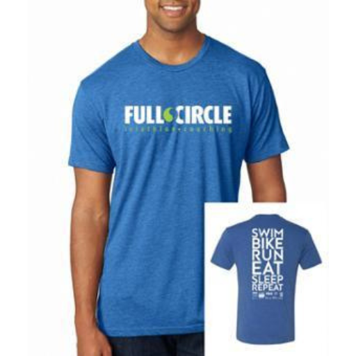 Full Circle Branded Men's Blue T-Shirt