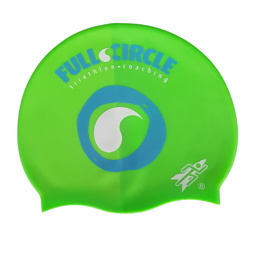 Full Circle Coaching branded swim cap